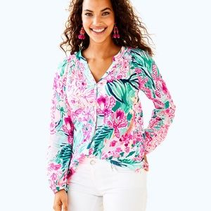 Lilly Pulitzer Button Front Elsa - Via Flora